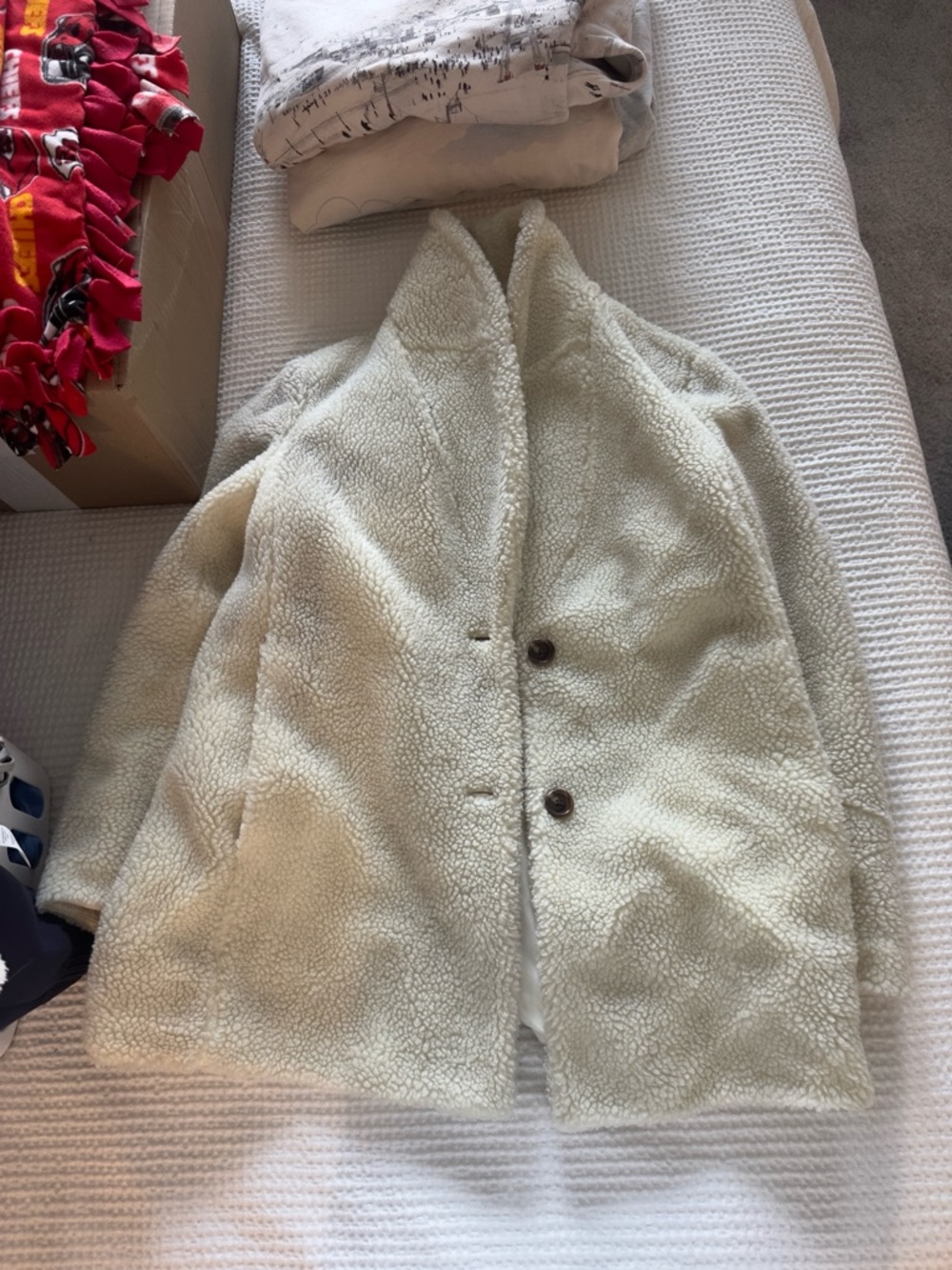 J. Crew Cream Teddy Jacket